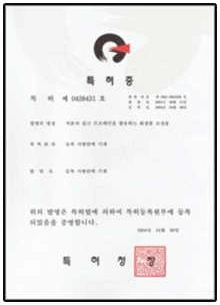 Patent certificate - Cosmetic Composition Containing Low-Molecular-Weight Silk Protein